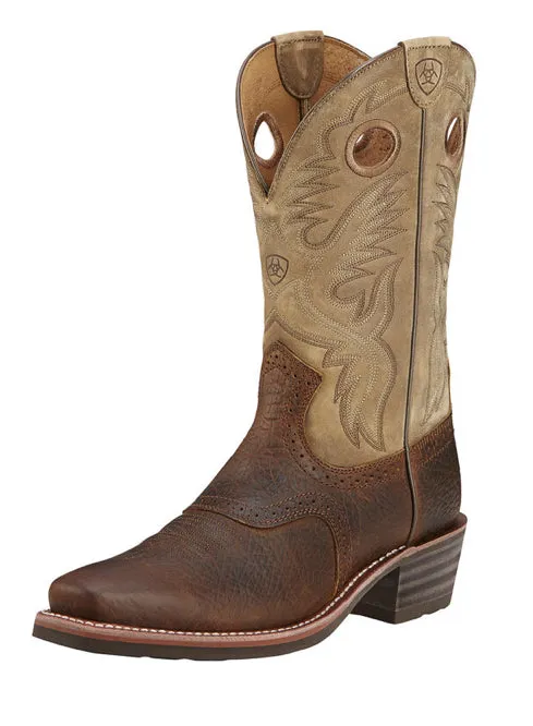 Men's Ariat Heritage Roughstock Square Toe Boot
