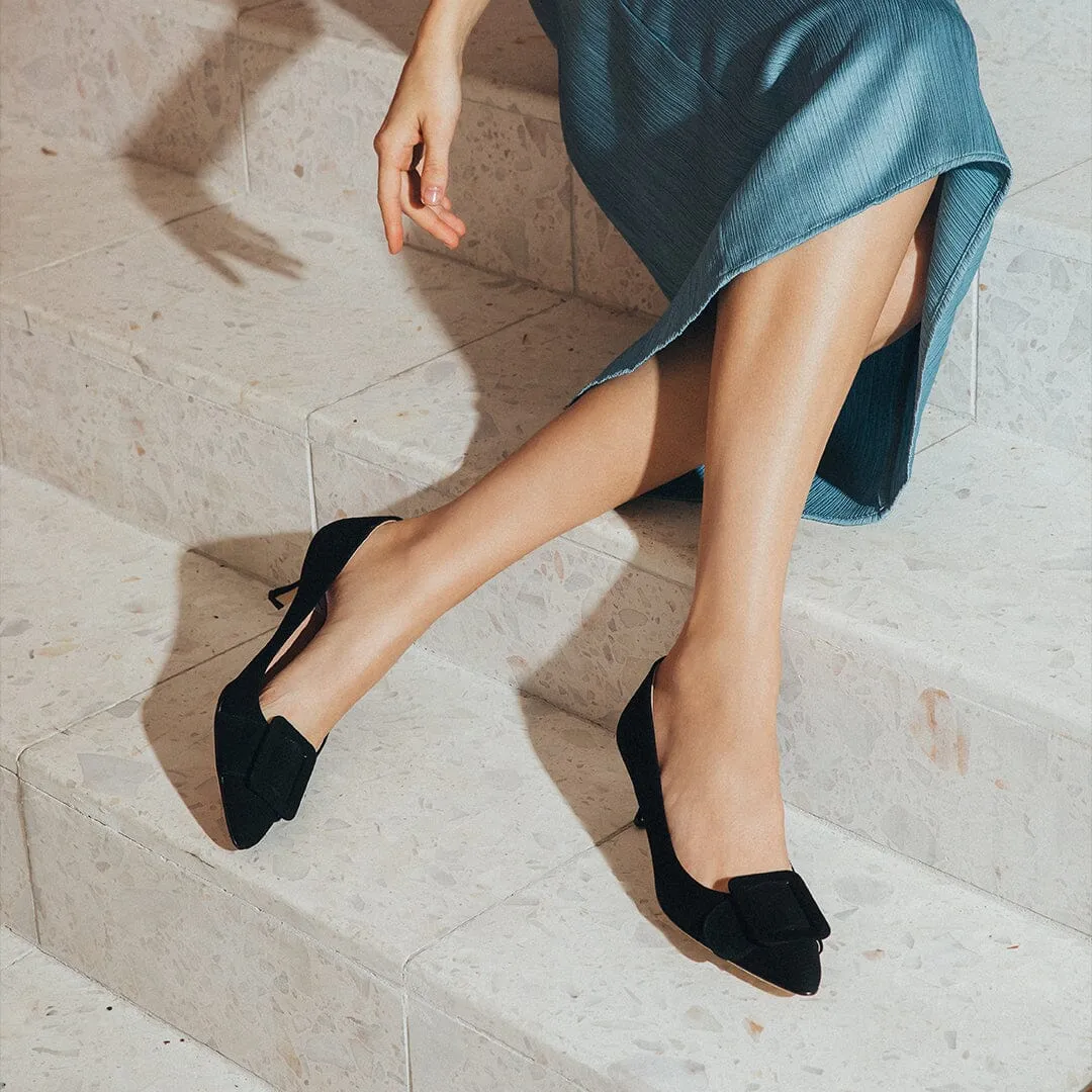 MILK BLACK SUEDE