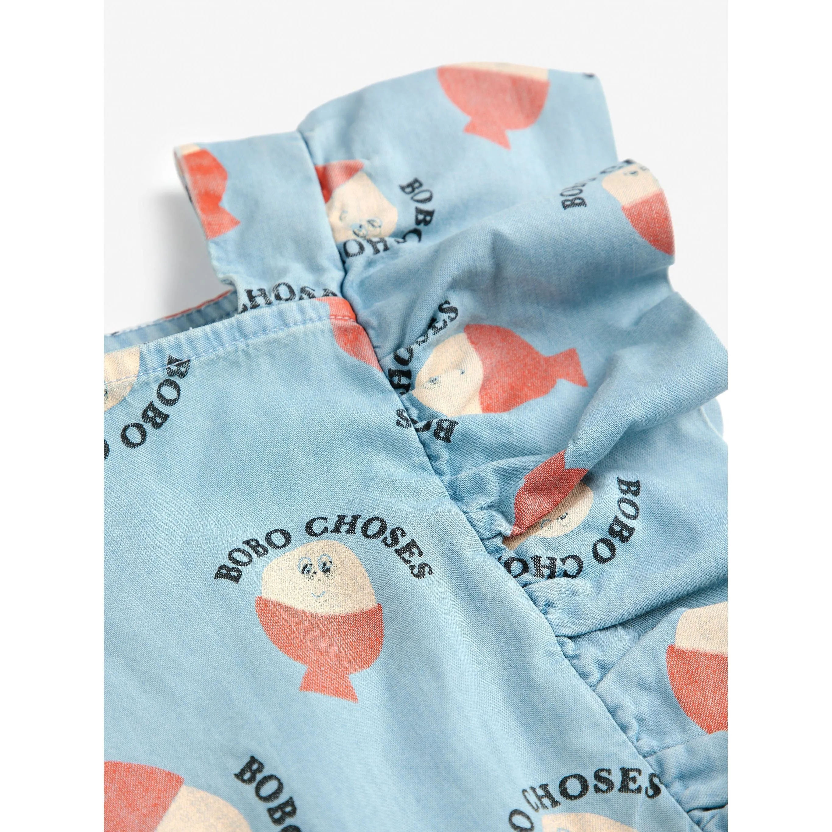 Morning Egg All Over Ruffle Dress