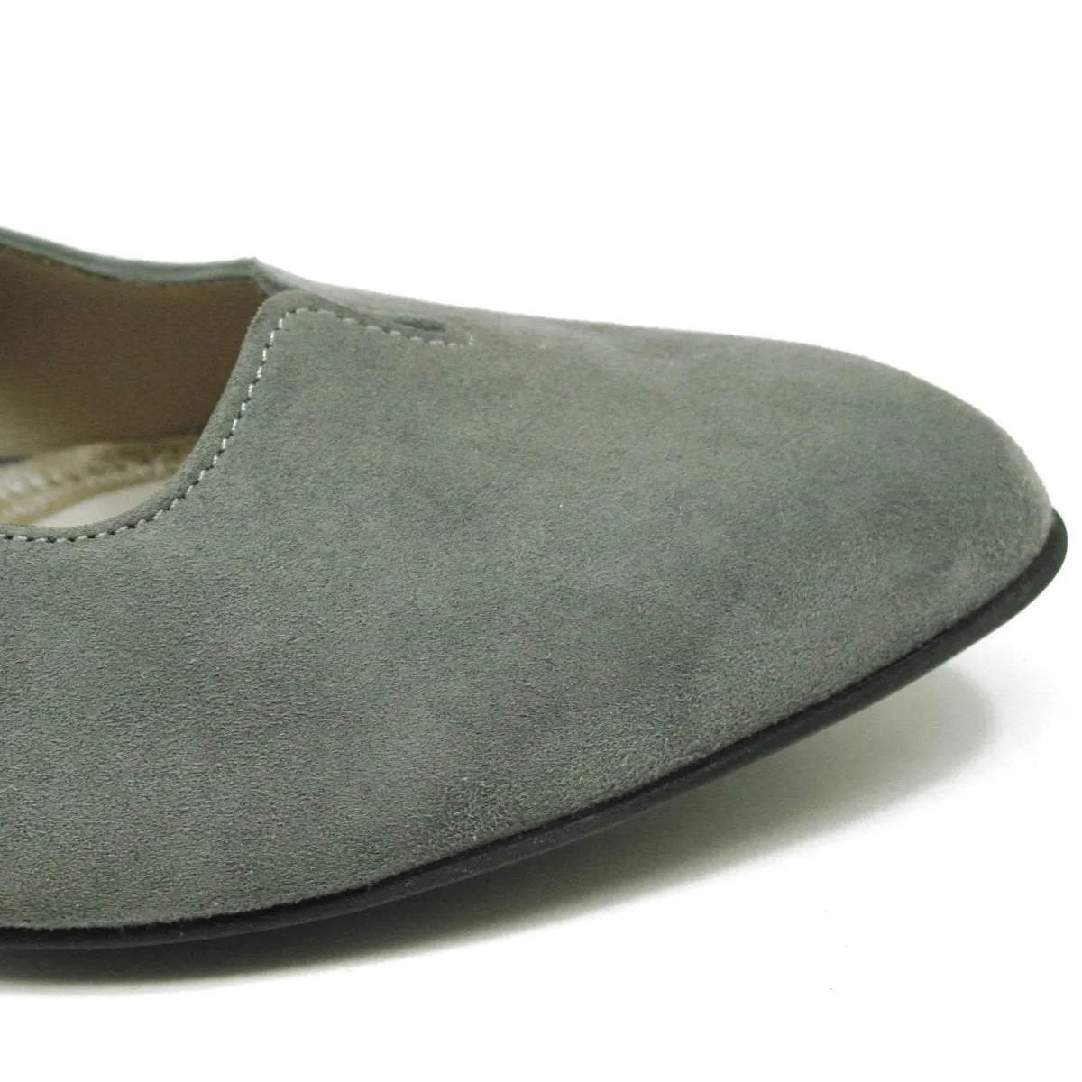 Mystique Grey Suede
