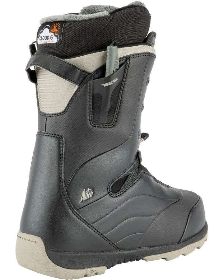 Nitro Crown TLS Womens Snowboard Boots - Black - 2022