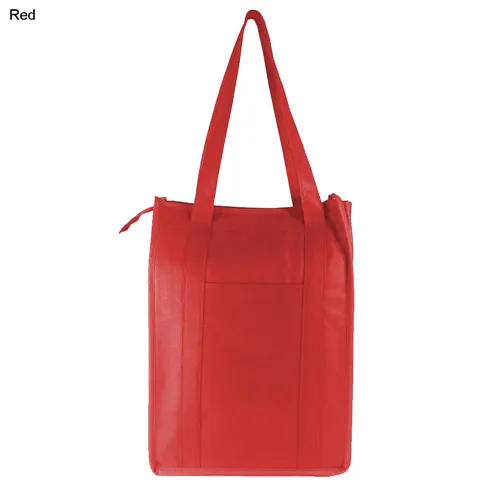 Non Woven Cooler Bag With Top Zip Closure NWB015