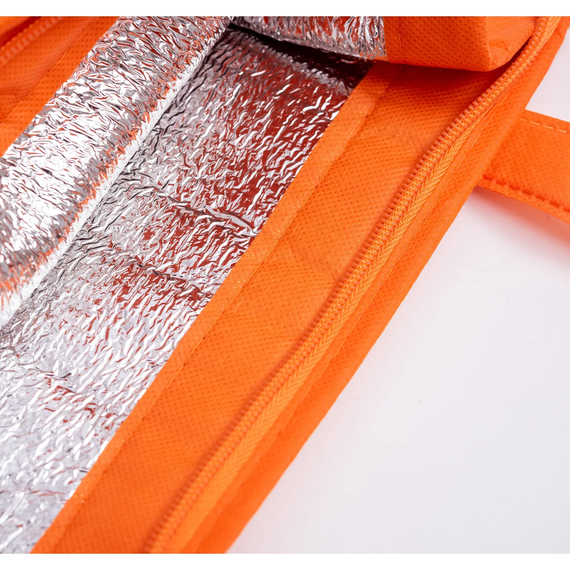 Non Woven Cooler Bag With Top Zip Closure NWB015