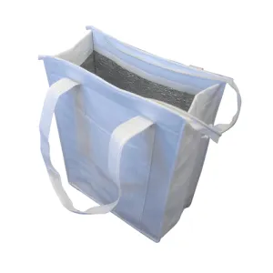 Non Woven Cooler Bag With Top Zip Closure NWB015