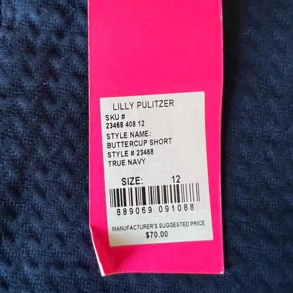 NWT Lilly Pulitzer buttercup shorts size 12