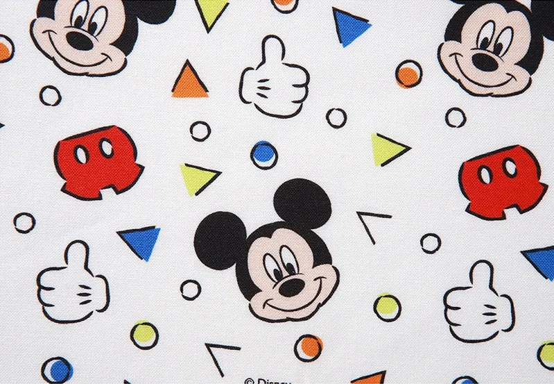 Offical License Disney Mickey Mouse Cotton Fabric, Digital Printing - Fabric By the Yard /56750