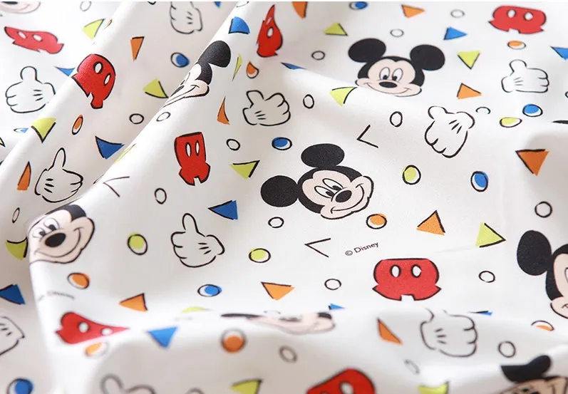 Offical License Disney Mickey Mouse Cotton Fabric, Digital Printing - Fabric By the Yard /56750