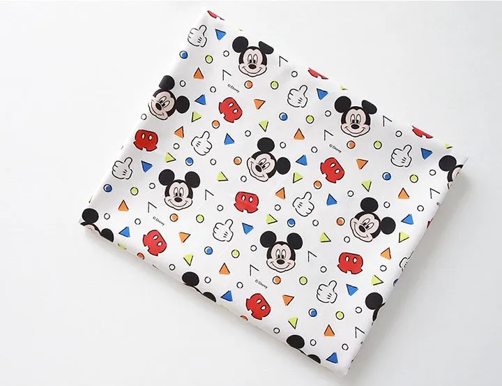 Offical License Disney Mickey Mouse Cotton Fabric, Digital Printing - Fabric By the Yard /56750