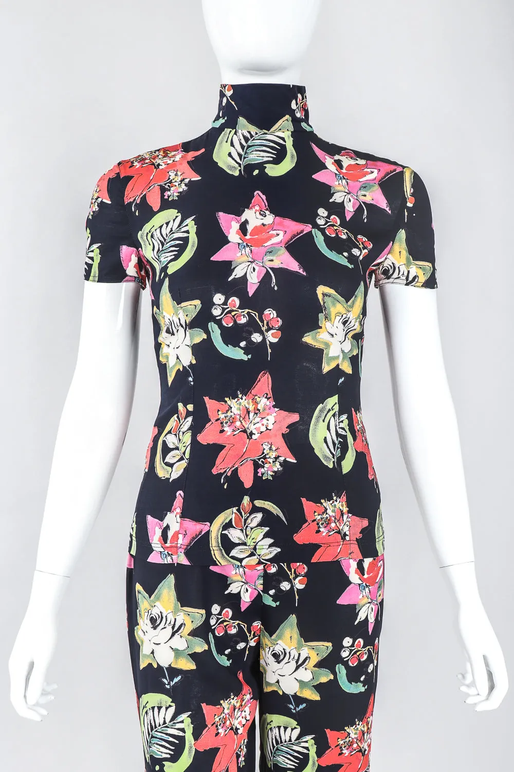 Parallèle Floral Star Top & Pant Set
