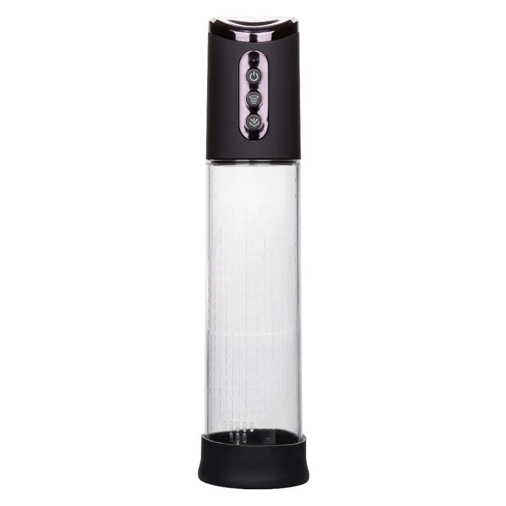 Peak Rechargeable Penis Pump - Black/clear