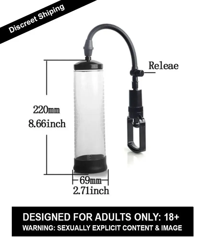 PENIS ENLARGEMENT PUMP - DeLUX Manual Power Pump