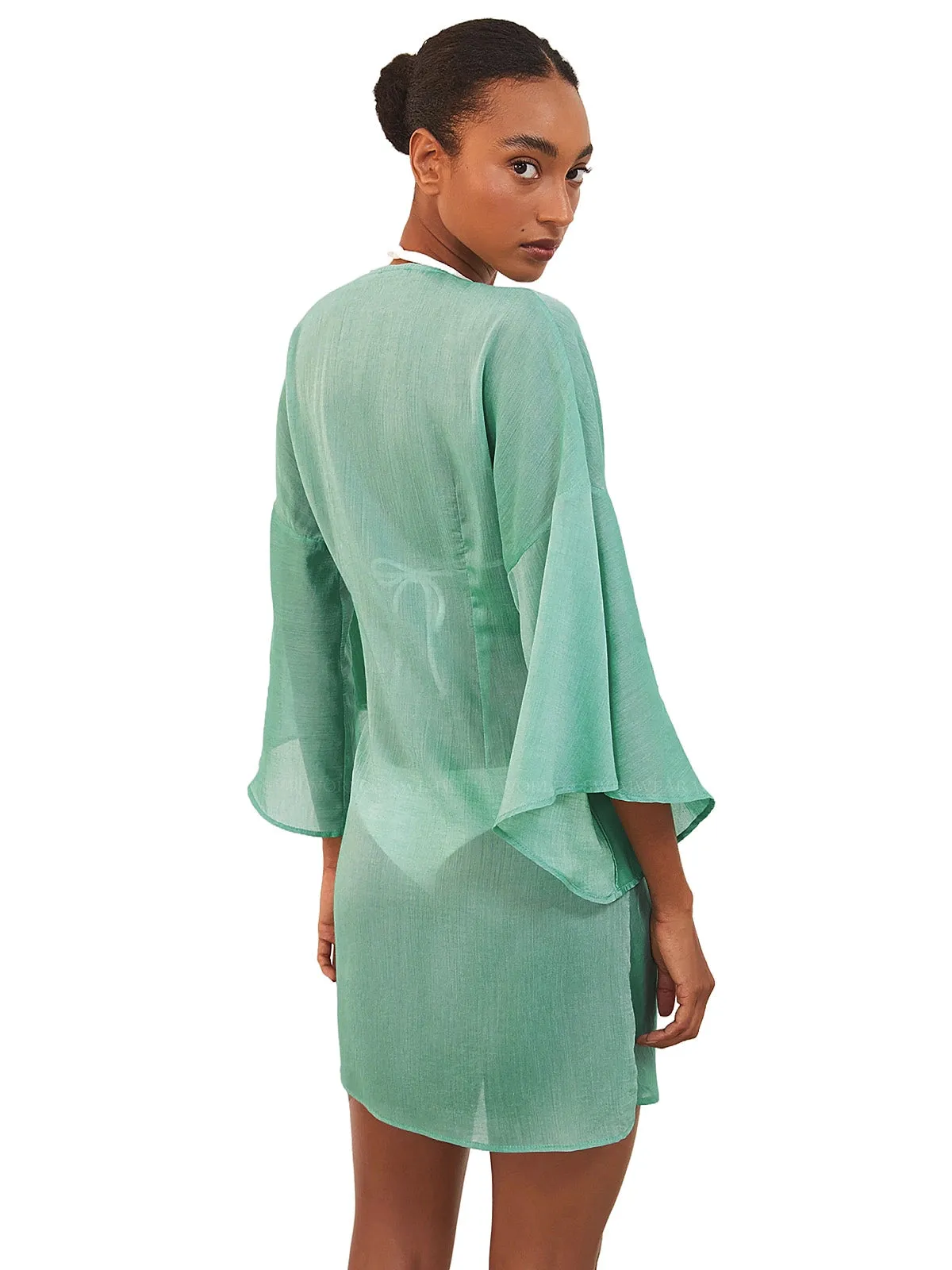 Perola Knot Short Cover Up ::RET
