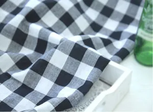 Plaid Fabric, Cotton Fabric, Wide Fabric, 2.7 cm Plaid - 56" Wide - By the Yard 81304