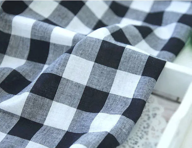 Plaid Fabric, Cotton Fabric, Wide Fabric, 2.7 cm Plaid - 56" Wide - By the Yard 81304