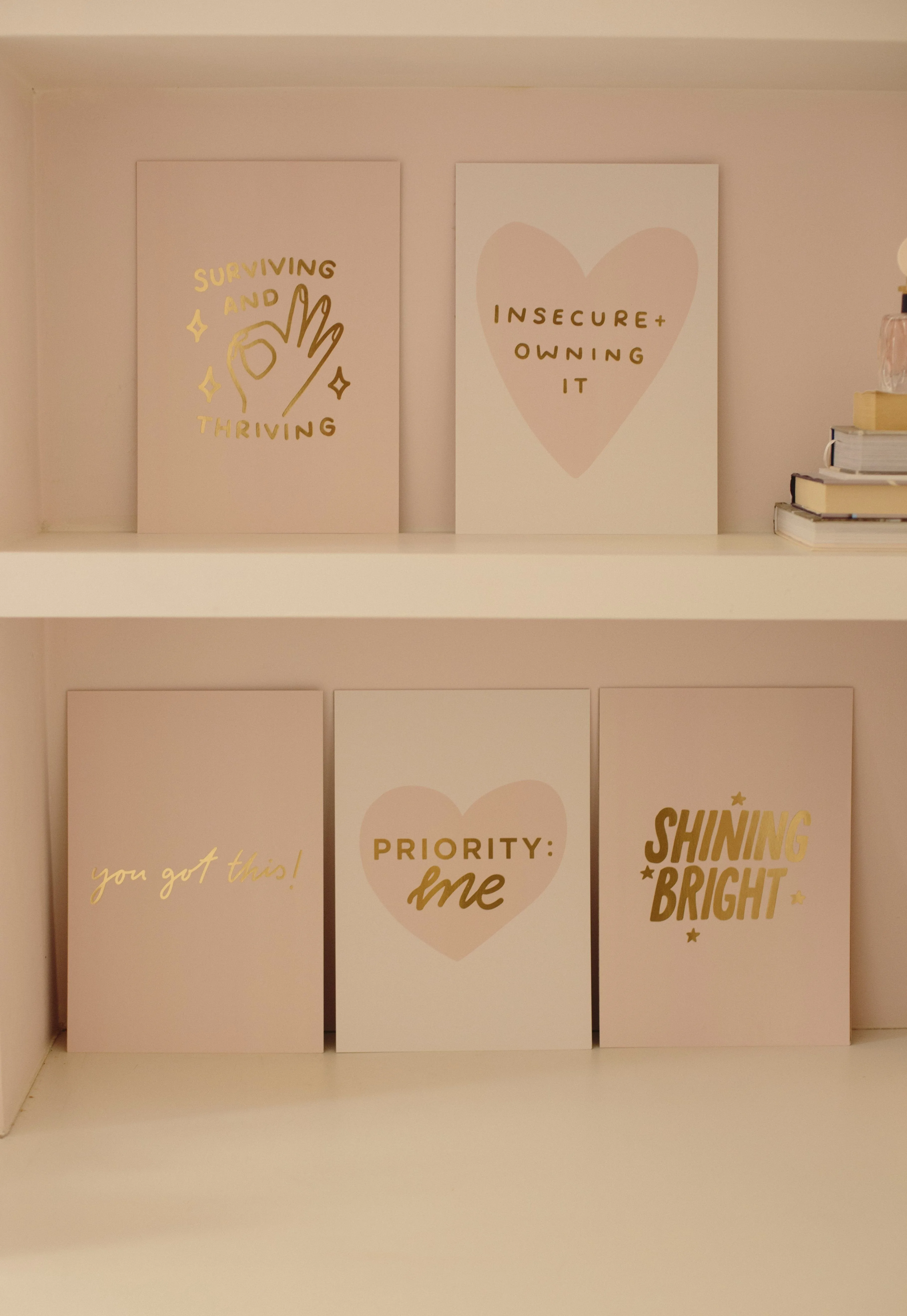 Priority: Me A4 Gold Foil Print