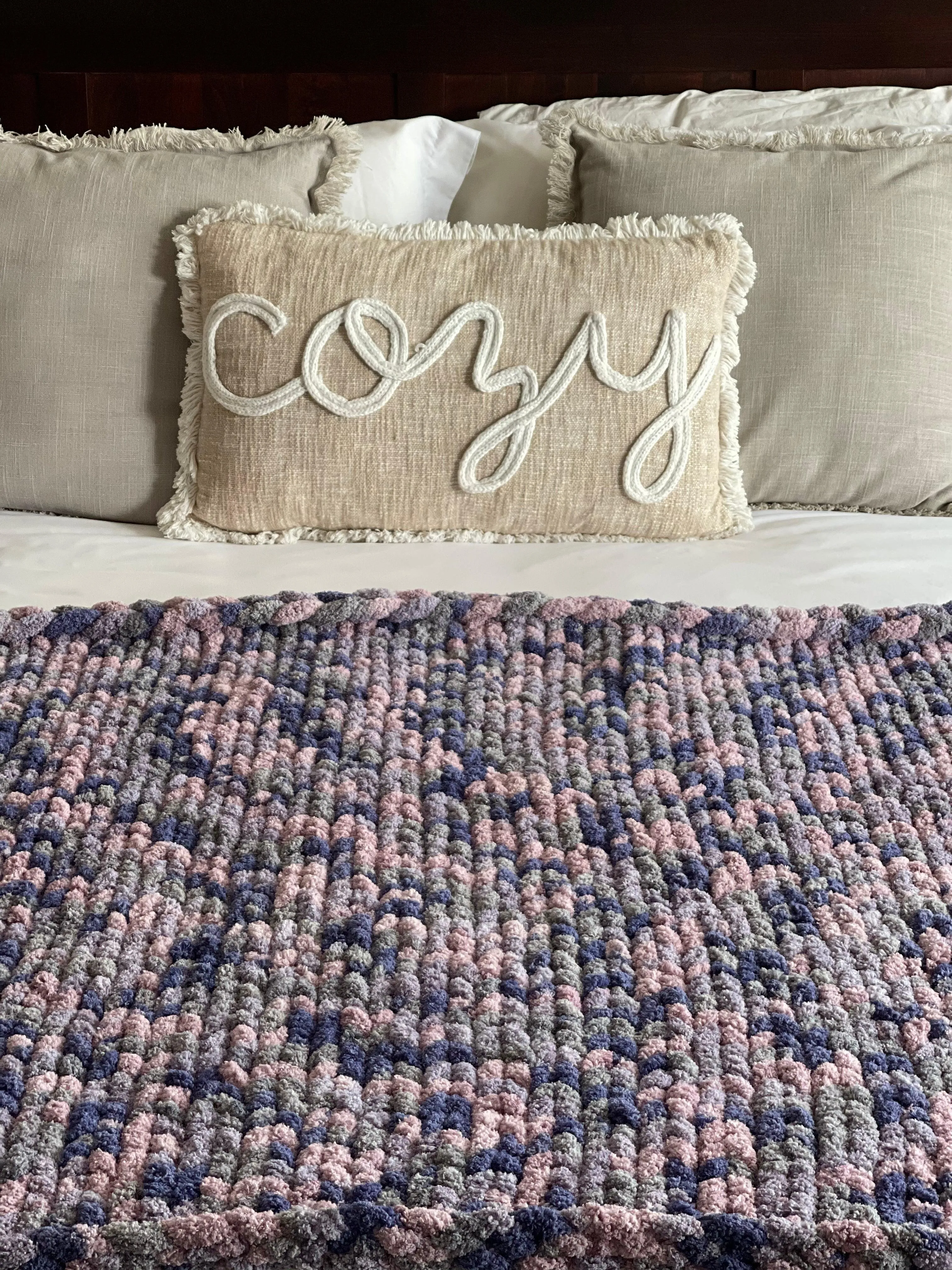 Purple Haze Cozy Throw