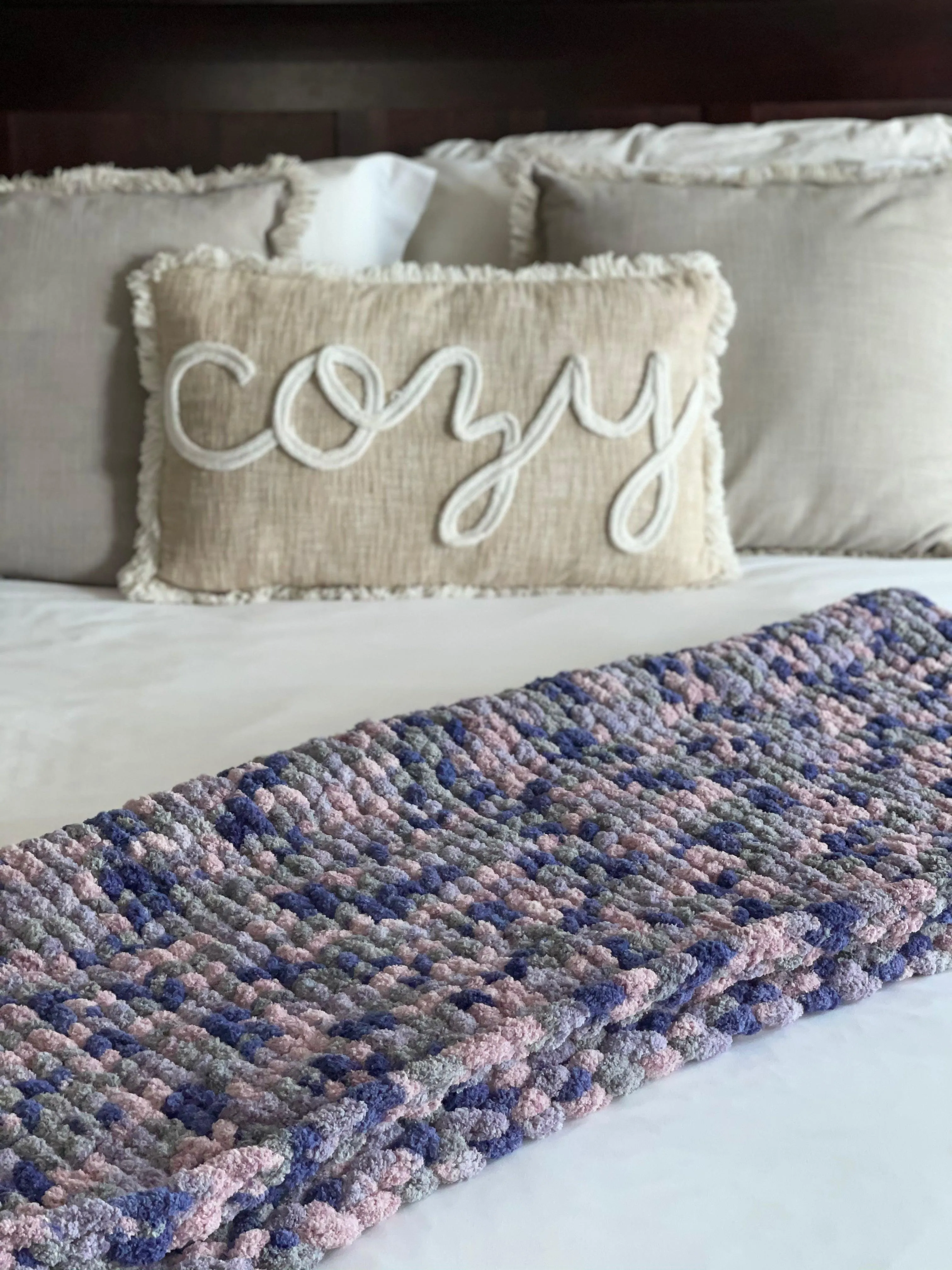 Purple Haze Cozy Throw