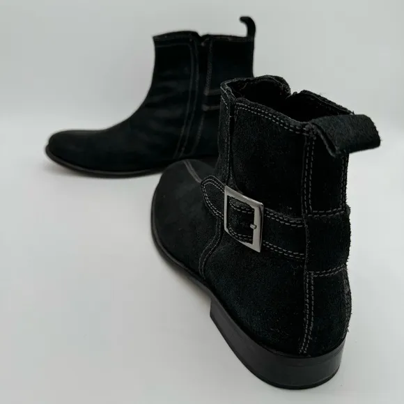 Red Tape “Cyril” Black Suede Boots Size 10