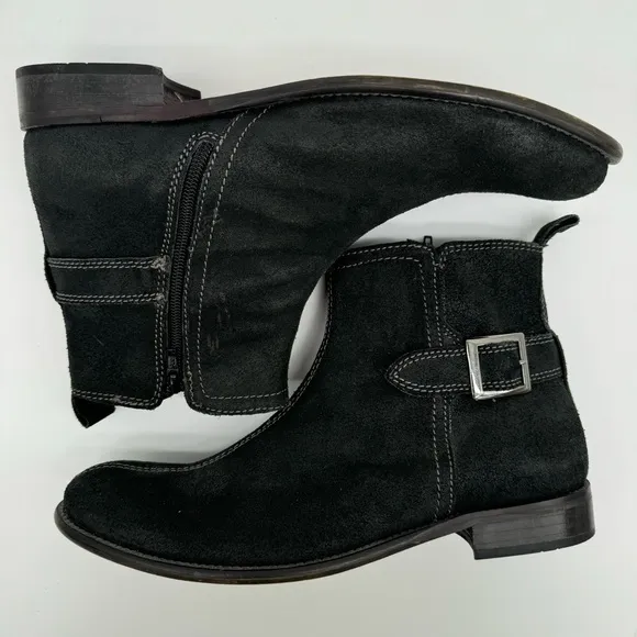 Red Tape “Cyril” Black Suede Boots Size 10