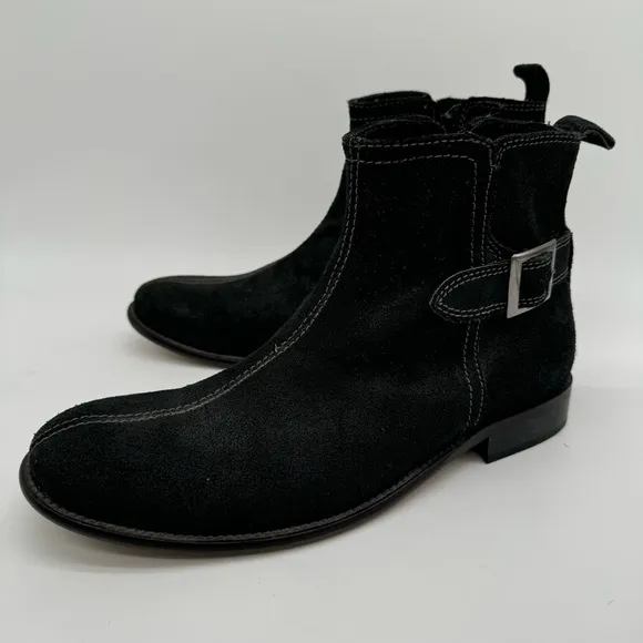 Red Tape “Cyril” Black Suede Boots Size 10