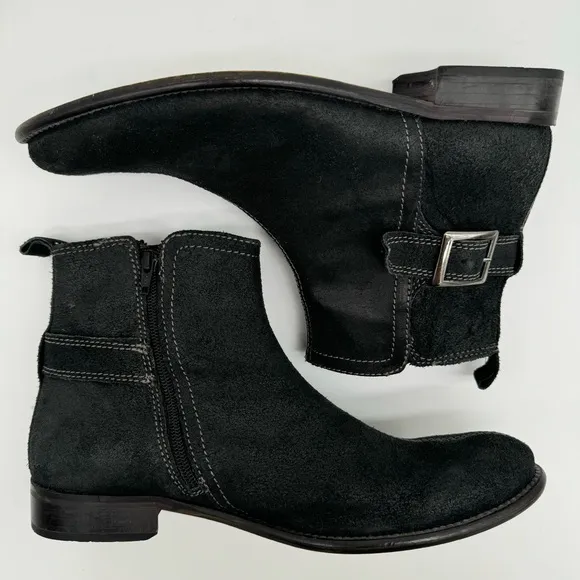 Red Tape “Cyril” Black Suede Boots Size 10