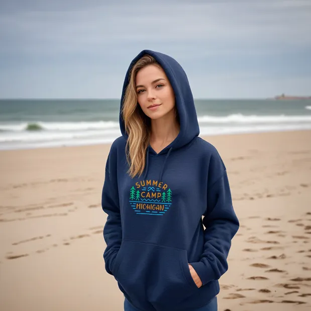 SALE "Summer Camp" Relaxed Fit Classic Unisex Hoodie