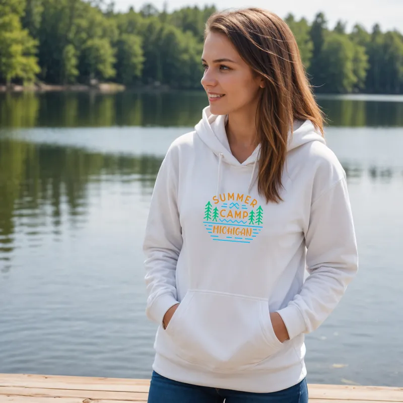SALE "Summer Camp" Relaxed Fit Classic Unisex Hoodie