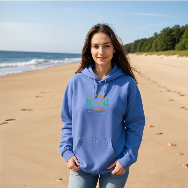 SALE "Summer Camp" Relaxed Fit Classic Unisex Hoodie