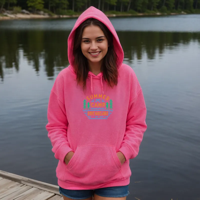SALE "Summer Camp" Relaxed Fit Classic Unisex Hoodie