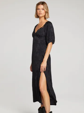 Saltwater Luxe - Cinna Midi Dress - Black
