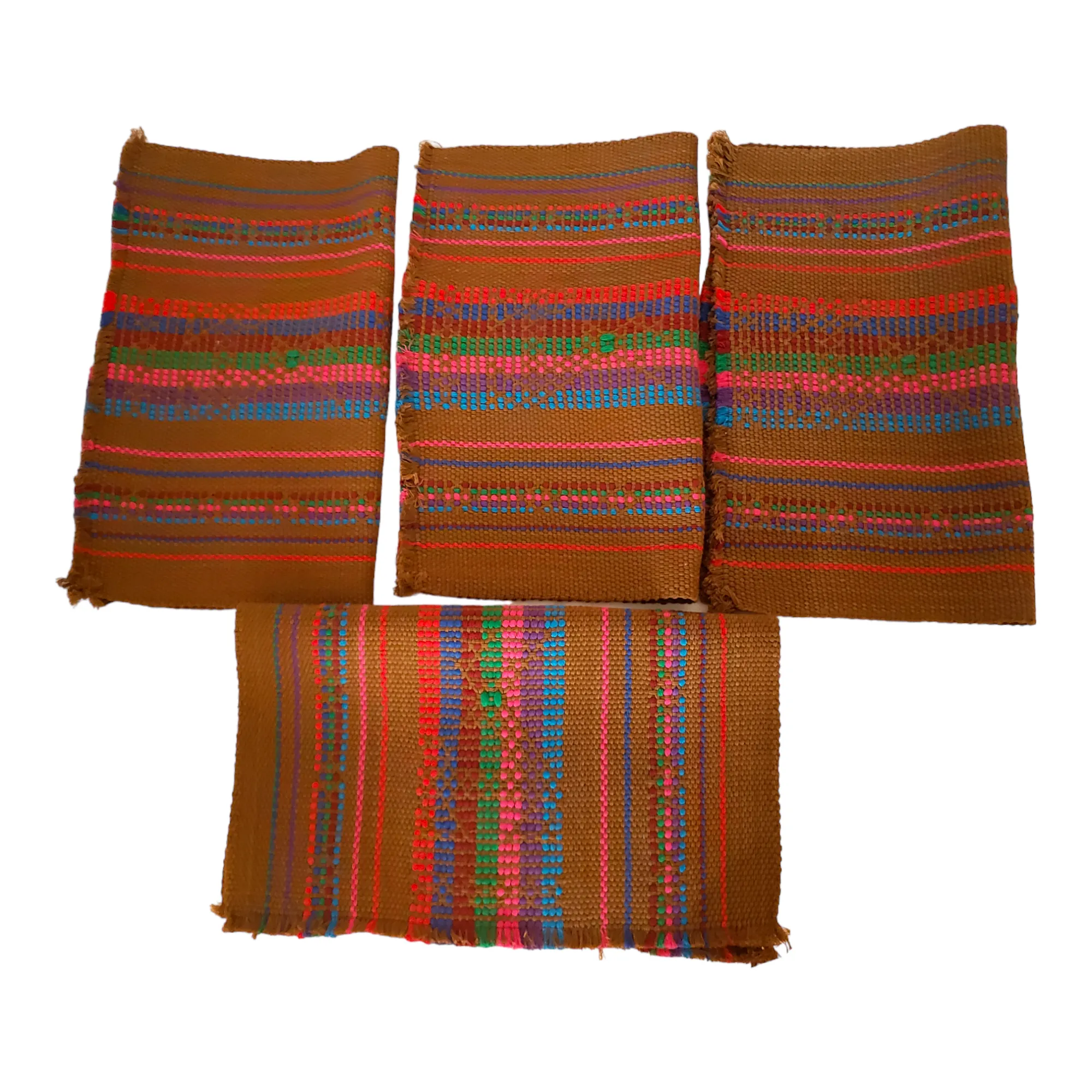 Set of 4 Woven Placemats from Oaxaca