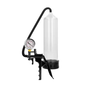 Shots Silicone Clear Beginner Penis Pump with Psi Gauge