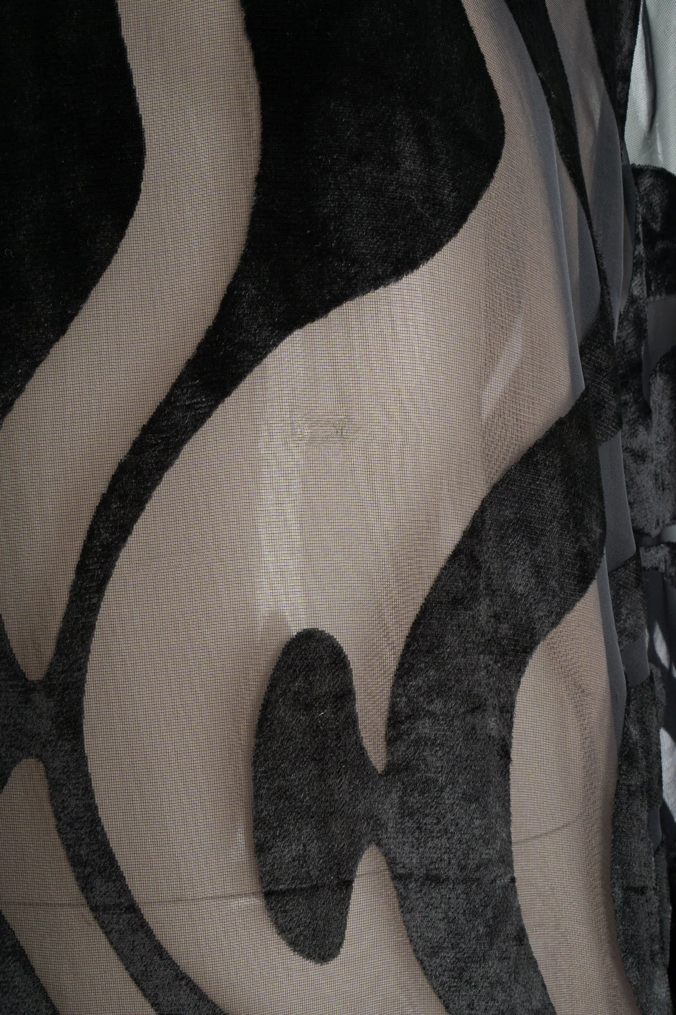 Silk Velvet Burnout Caftan