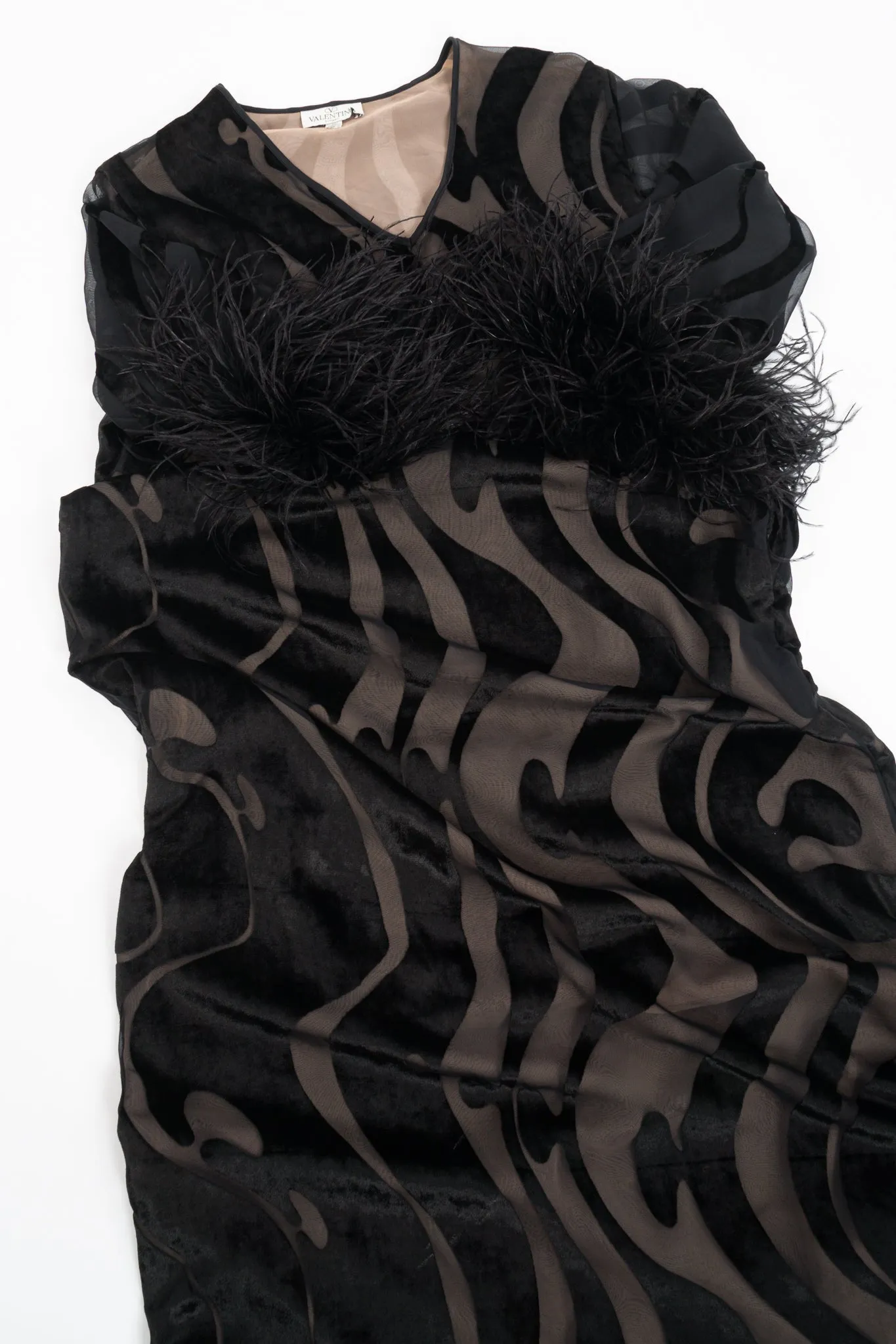 Silk Velvet Burnout Caftan