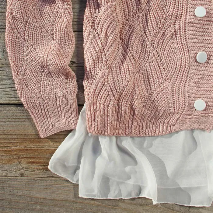 Sleepy December Sweater in Pink