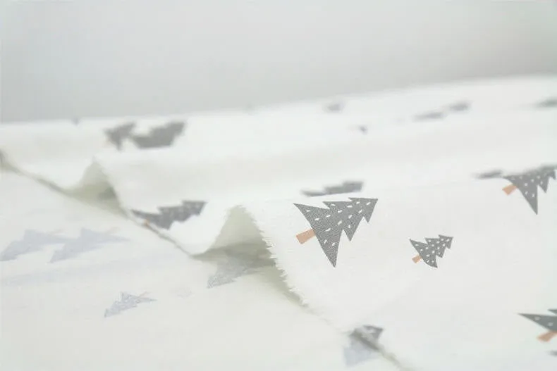 Snowy Trees Cotton Fabric - By the Yard 83429