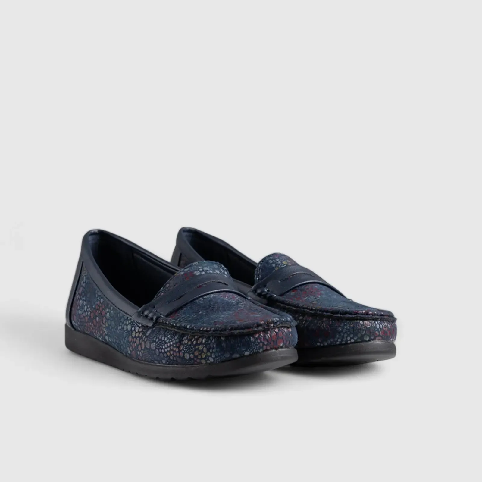 Soft Style Halden Comfort Moc Pump Navy 01459
