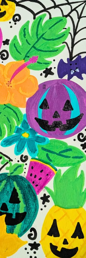 Spooky Summer Art Print Bookmarks