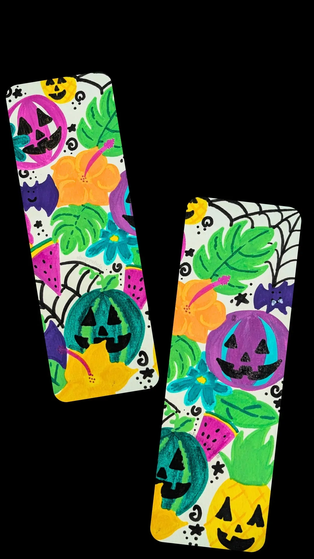 Spooky Summer Art Print Bookmarks