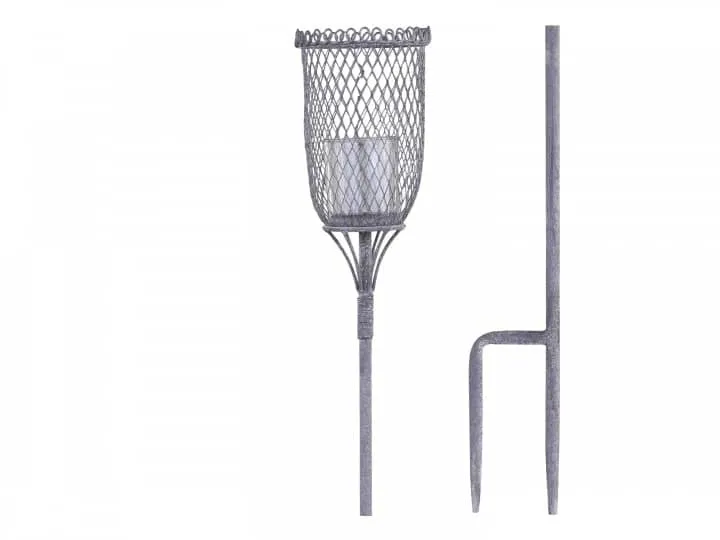 Spyd til lys m. glas Chic Antique