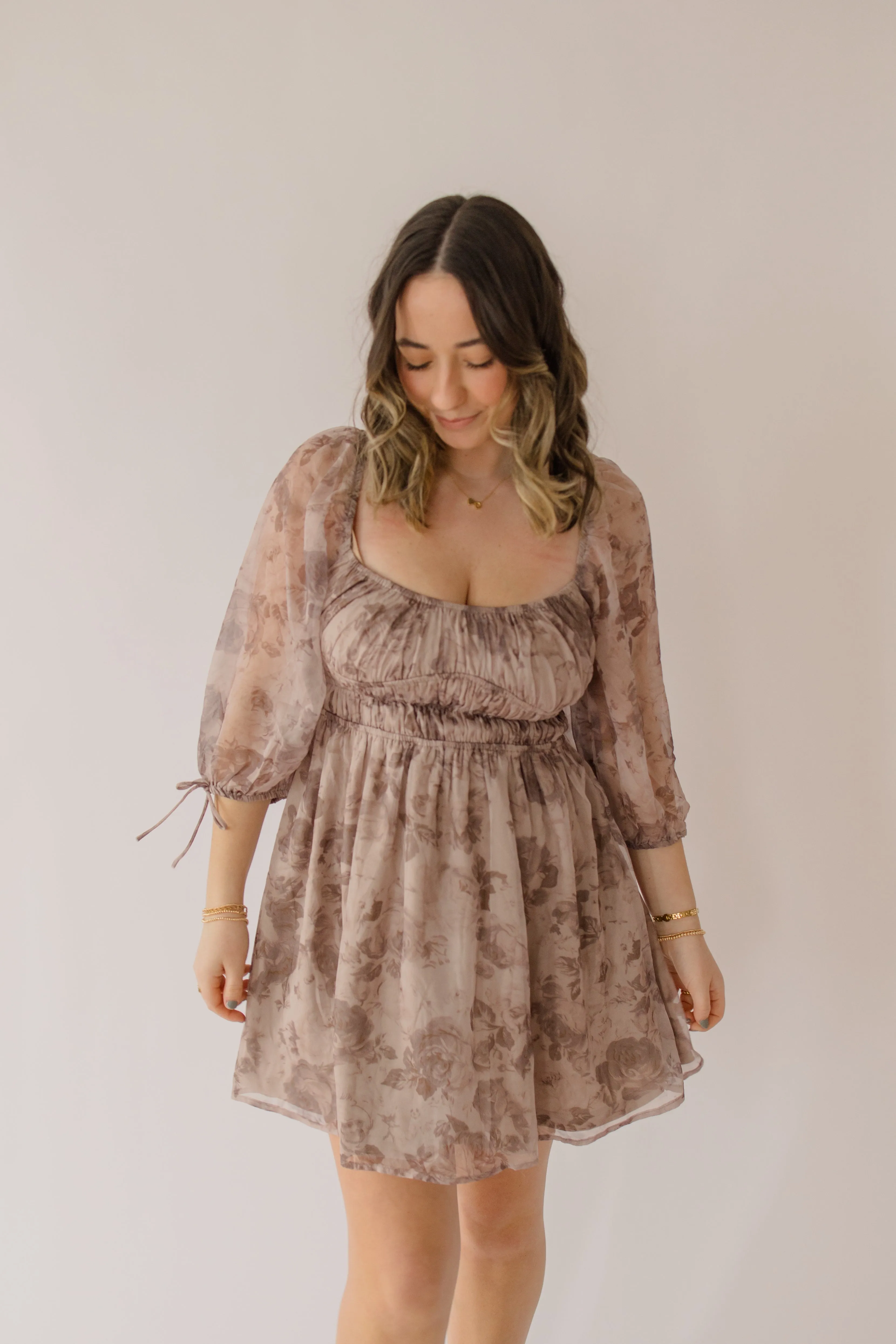 Square Neck Mini Dress