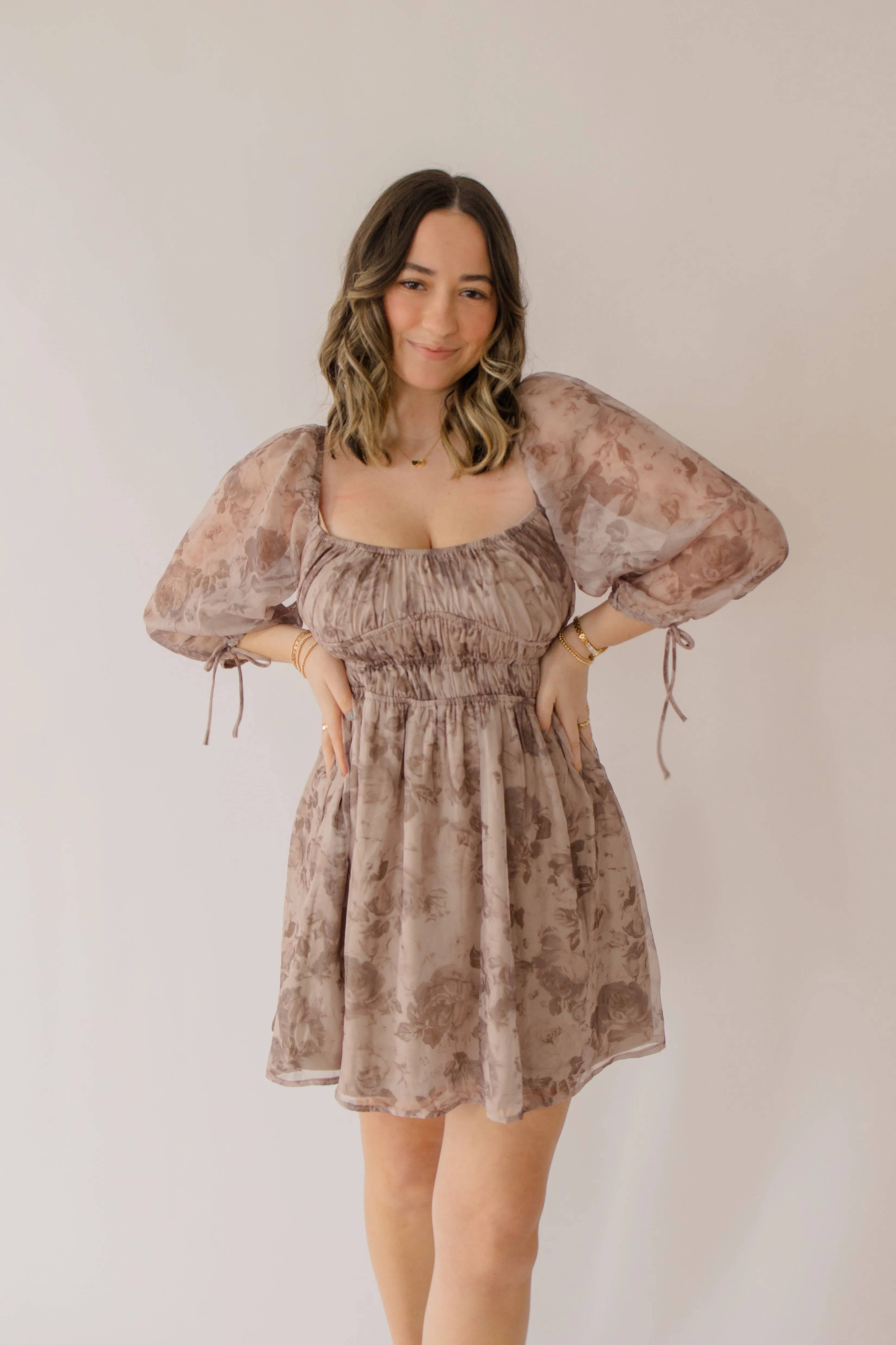Square Neck Mini Dress