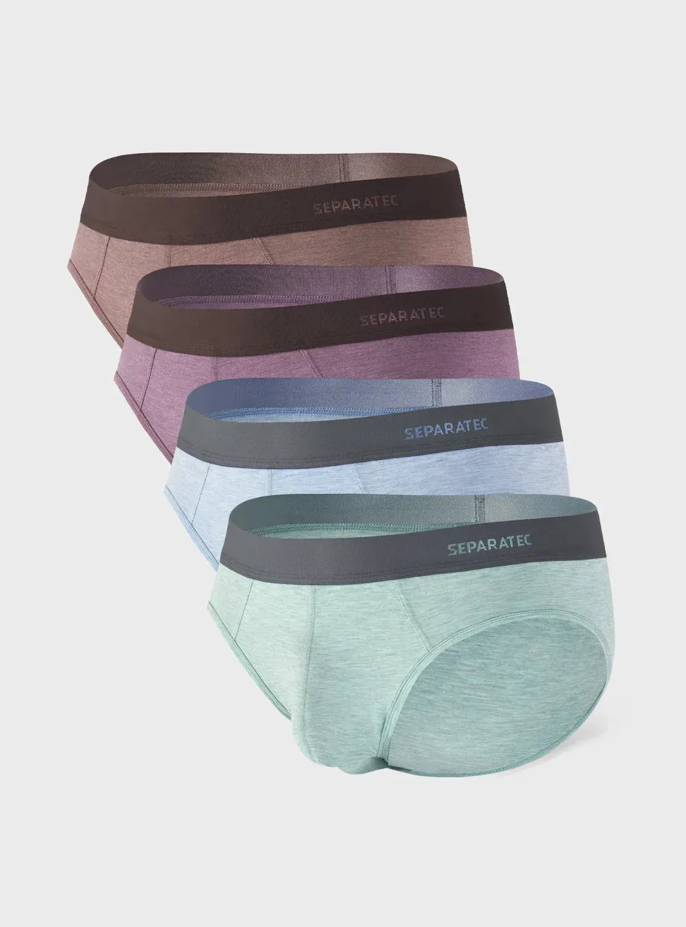Stylish Colorful Bamboo Rayon Briefs 4 Pack