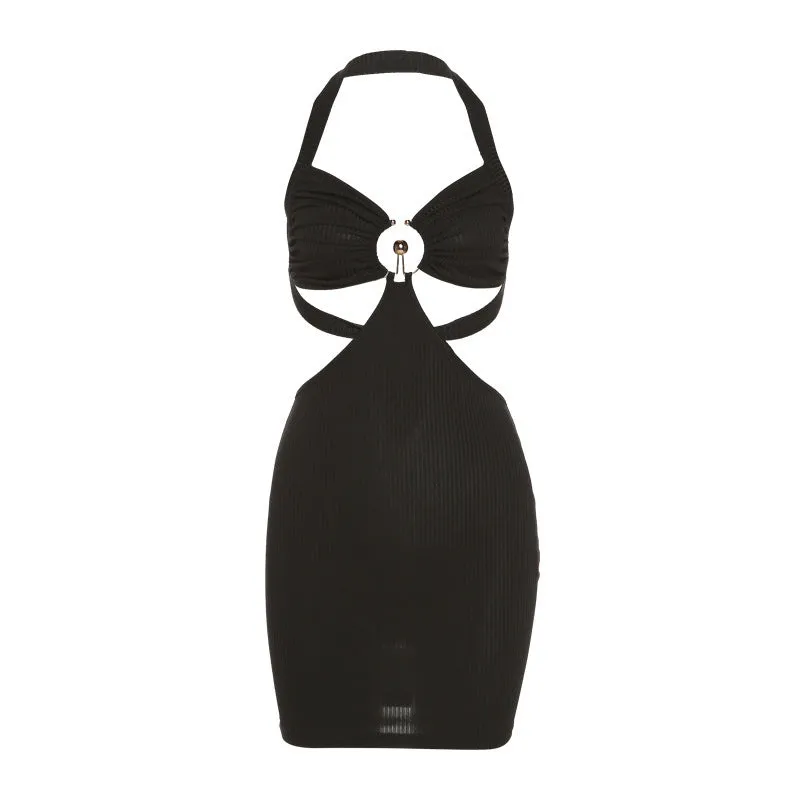 Summer Cross Out Slim Dress