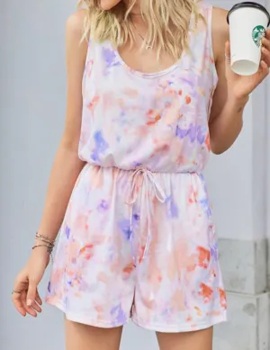 Sun Dazed Tie Dye Romper