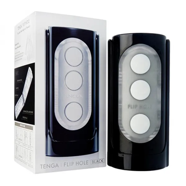 Tenga FLIP HOLE Black ALLOW 1 DAY TO REACH STORE. PLEASE CALL TO ORDER FOR STORE PICK-UP