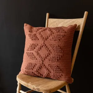 Terracotta Woven Rosa Pillow 20X20