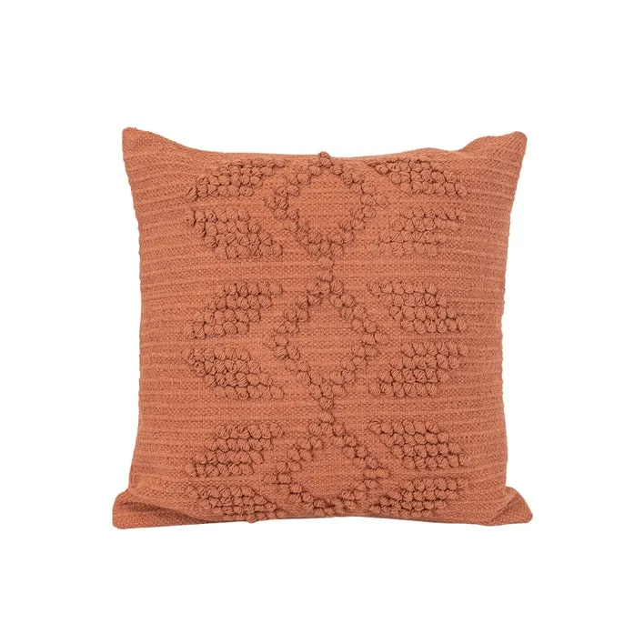 Terracotta Woven Rosa Pillow 20X20