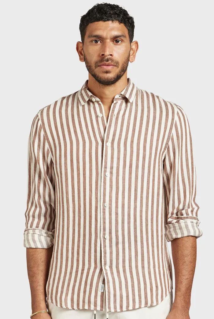 The Academy Brand Farrelly Linen Shirt - 2 Colours