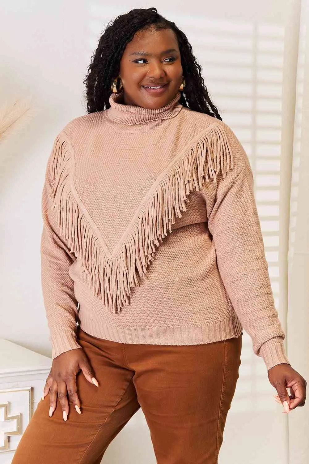 The Ainsley Fringe Sweater